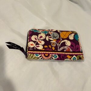 Vera Bradley Plum Crazy Wallet *NWOT* *RETIRED*